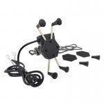 QC 3.0 18W Motorcycle Cell Phone Mount With Charger RoHS Listed for sale