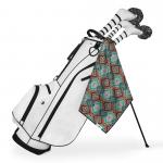 Personalized Outdoor Sport Golf Ball Towels Microfiber Waffle Golf Towel for sale