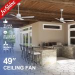 White Air Cooling Industrial Ceiling Fan 5 Speed Choice High Air Volume for sale