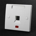 RJ45 Network Face Plate For Telephone / Workstation for sale