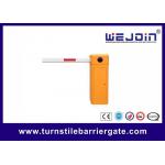 RS485 Steel Parking Barrier Gate Anti Bumping 8m Boom For High Traffic for sale