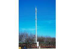 China Simple Structure Monopole Communication Tower Convenient Installation And Use supplier