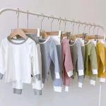 Worsted Two Piece Long Sleeved Toddler Clothes Children'S Homewear for sale