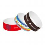 Waterproof Paper Event Wristbands With Tyvek Material White Red Blue Printable for sale