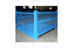 China Factory / Warehouse Stacking Rack Collapsible Steel Storage Containers OEM ODM supplier