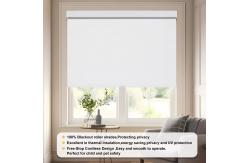 China Window Shade Curtain Motorized Blackout Roller Blinds Fabric For Windows supplier