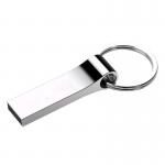 ODM 32GB 64GB 128GB Silver Metal Usb Drive full Memory with keychain for sale