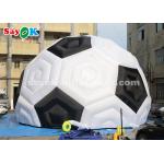 Inflatable Globe Tent 8m H Durable Oxford Inflatable Football Tent For Sports Exhibition Trade Show for sale