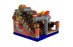 China Big Tool Topics Blow Up Fireproof Children Bounce House supplier