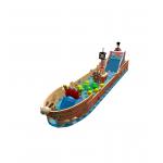 Children Fun Park Inflatable Pirate Ship Kids Playground for sale