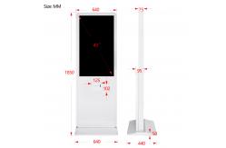 China Anti Dust All In One Digital Signage With Thermal Printer Totem 43 Inch supplier