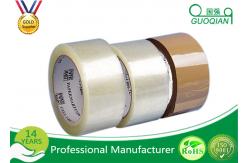 China Transparent Acrylic Adhesive BOPP Packing Tape Automated / Manual Sealing For Cartons supplier