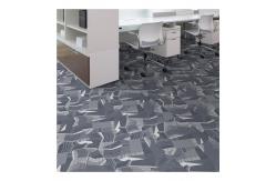 China Customized Pattern Commercial Gray Printed Carpet Tiles For Business supplier