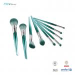 9pcs Soft Makeup Brushes Beveling Aluminum Ferrule Beauty Creations Brushes for sale