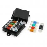 Power Distribution Busbar 4 Way MIDI 1 MEGA Fuse Holder Box Block