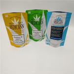CBD Weed Foil Mylar Plastic Stand Up Pouch Airtight Smell Resistant for sale