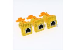 China IP65 Ethernet Waterproof RJ45 Connector Plug / Unplug Connecting Mode 1.5A supplier