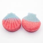 Custom Round Gradient Natural Konjac Sponge 8.5cm*5.5cm*2.5cm