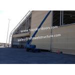 Hoist-up Fabric Doors With Mullions Multiple-door Versions Withstands High Wind Loads for sale