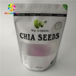 Round Hole Snack Food Packaging Bags Custom Printing With Zip Lock And Tear Notches for sale