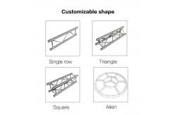 China Silver Aluminum Alloy Circular Truss Multi Angle Circle Truss 290*290 supplier