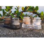 Airline-oriented Disposable Plastic Shakers For Seasonings Of Salt And Black Pepper Portable For Trips for sale
