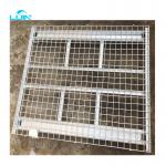 Collapsible Wire Mesh Containers Pallets Metal Foldable Cage With 500KG Capacity