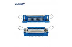 China PCB Right Angle Centronics 50 36 24 14 Pin Female DDK Connector supplier