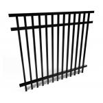 Powder Coating Iron Wrought Fence 1.2mm-2.5mm 8ft 7ft Galvanized Surface Treatment for sale