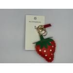 Metal Cute Strawberry Key Chain for Multiple Purpose in Various Shapes Design for sale