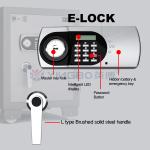 Electronic Lock Fireproof Safe Box Anti Theft Fire Proof Lockbox YB/FH-58