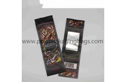 China Custom Printing Black Smell Proof Cigar Humidor Bags With Lock supplier