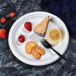 Fruit Eco Compostable Sugarcane Plates Round Biodegradable Sugarcane Bagasse Plates
