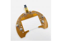 China Operation Panel Fpc Membrane Switch Transparent Window Overlay And Metal Plate Assembly supplier