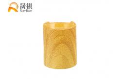China Water Transfer Lid PP Screw Cap Wooden Lids Plastic Press Cap SR202A supplier