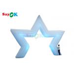 Giant Inflatable Star Arch Led Light Inflatable Star Archway For Outdoor Advertising Party for sale