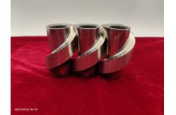 China Twin Screw Threaded Extruder Block Twin Screw Elements   12 - 300mm supplier