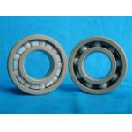 PEEK / PI Plastic Plain Bearings , ZrO2 or Si3N4 Balls , High Temperature Application