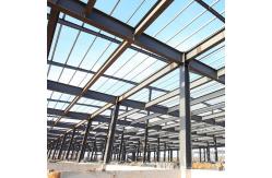 China Eco Friendly Steel Structure Warehouse Waterproof Wide Span Metal Buildings Warehouse supplier