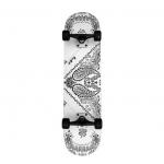 YOBANG OEM Punked Skateboards Bandana White Complete Skateboard - 7.75 x 32 for sale