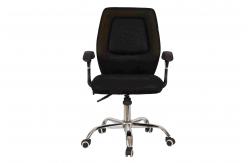 China Ergonomic Home Office Computer Chair Adjustable Height With Armrest / Wheels supplier