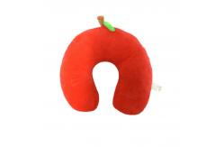 China Red Memory Cotton Slow Rebound U Pillow Travel Nap Plush Neck Pillow supplier