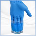 CE FDA Blue Industrial Disposable Gloves Food Processing Nitrile Examination Gloves for sale