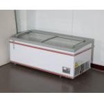 China Direct cooling Commercial Chest Freezer Glass Top for sale