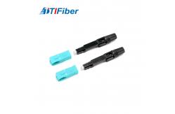 China SC/UPC SC/APC Mechanical FTTH Optical Fiber Fast Connector Quickly Assembly supplier