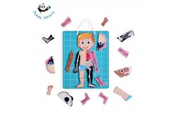 China Parent Child Interactive Magnetic Jigsaw Puzzles 48PCS Indoor Eco Friendly supplier