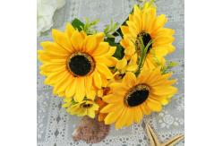 China Decorative Plastic Sunflower Artificial Decoration Sunflower supplier