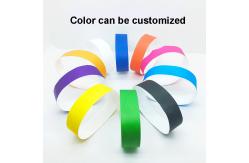 China Barcode Waterproof Tyvek Dupont Paper Wristband for Swimming Pool Events supplier