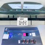 Gray VLT40% Self-Adhesive Electric Switchable PDLC Smart Film for Privacy Glass