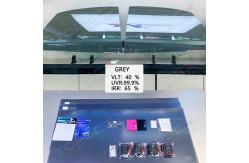 China Gray VLT40% Self-Adhesive Electric Switchable PDLC Smart Film for Privacy Glass supplier